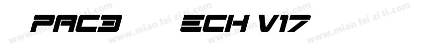 Spac3 - Tech v17字体转换